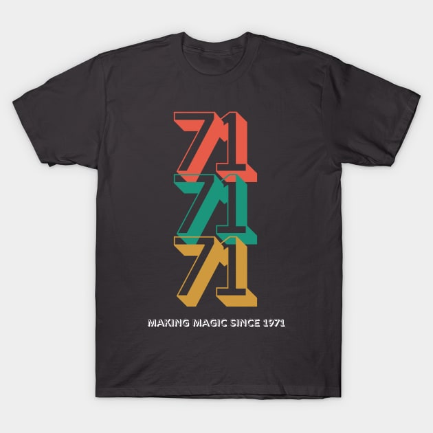 Magic 50th Anniversary T-Shirt by magicalshirtdesigns